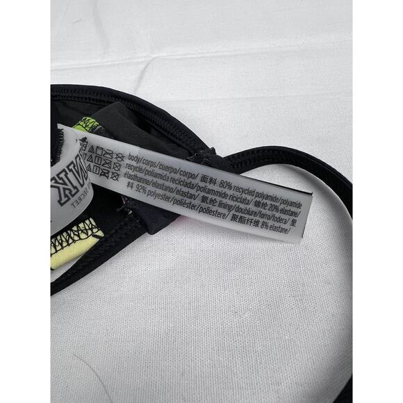 NWT Victoria's Secret PINK Bikini Top Wrap Crossover Floral Island Swim Beachy - Picture 7 of 7